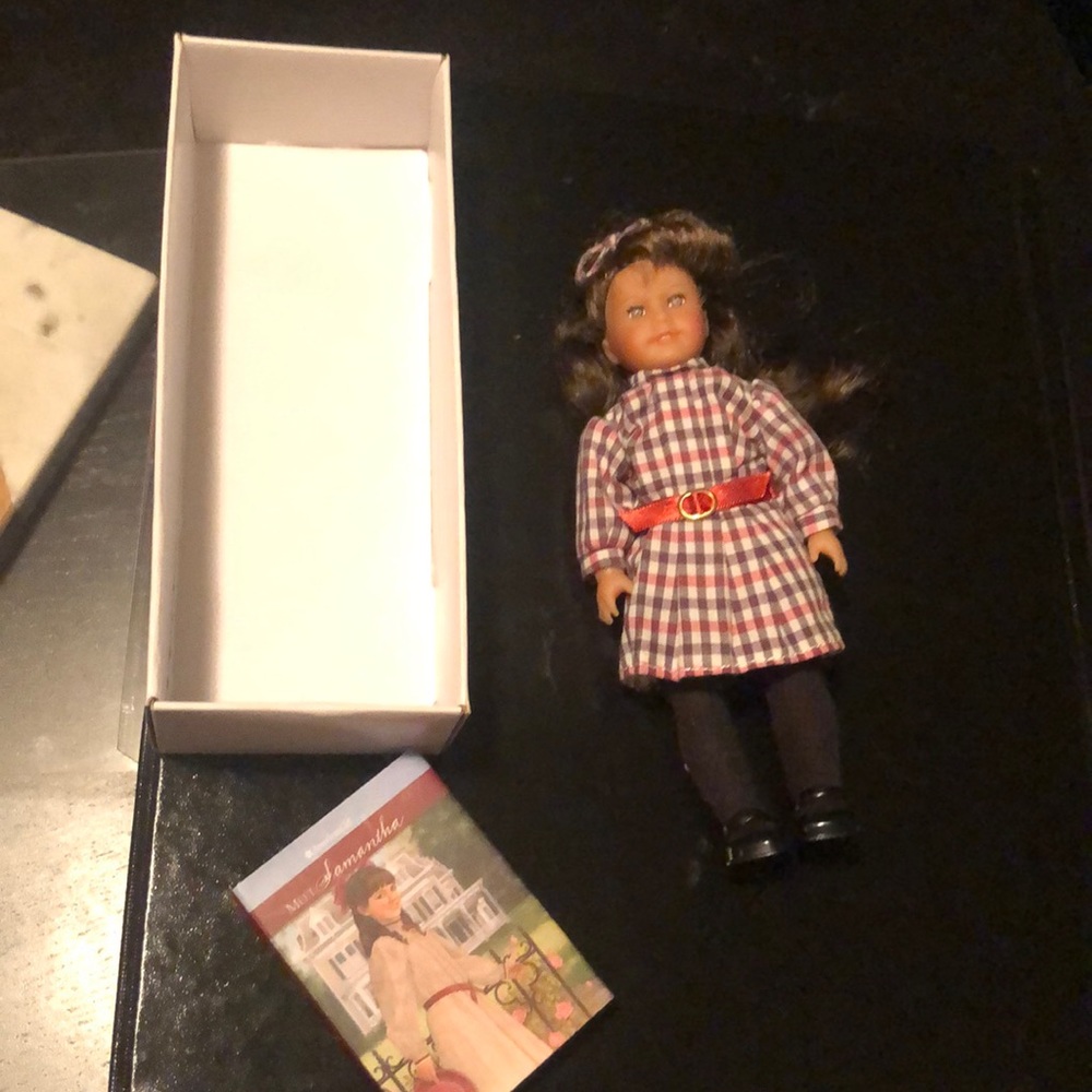 American girl Samantha 6” Mini doll and book